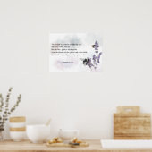 Bijen op Lavendel met Da Vinci Quote Print (Keuken)