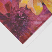 Bijen op Levendige Bloemen Decoupage Tissue Paper Tissuepapier (Detail)