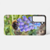 Bijen op Muscari Armeniacum, Grape Hyacinth Samsung Galaxy Hoesje (Achterkant horizontaal)