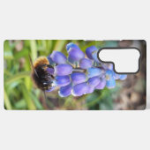 Bijen op Muscari Armeniacum, Grape Hyacinth Samsung Galaxy Hoesje (Achterkant horizontaal)
