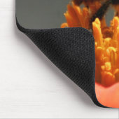 Bijen op Oranje ventilator Muismat (Hoek)