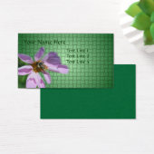 Bijen op roze kosmos, ventilatorNatuur Visitekaartjes (Bureau)