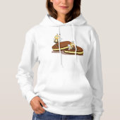 Bijen op twee koekjes Vrouwen Hoodie (Voorkant)