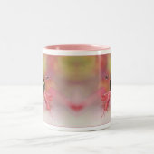 Bijen op wilde bloem tweekleurige koffiemok (Center)