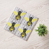 Bijen op Wooden Fence Tegeltje