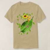 bijen op zonnebloem t-shirt (Design voorkant)