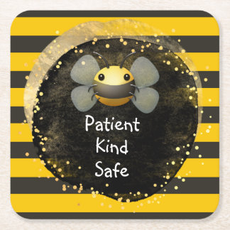 Bijen Patiënt Sind en Veilig Kartonnen Onderzetters