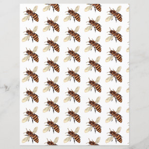 Bijen patroon scrapbook papier