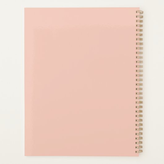 Bijen Planner (Achterkant)