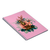 Bijen positieve bloemenvibes notitieboek (Rechterzijde)