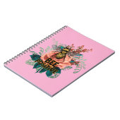 Bijen positieve bloemenvibes notitieboek (Linkerzijde)