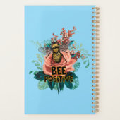 Bijen positieve bloemenvibes planner (Achterkant)