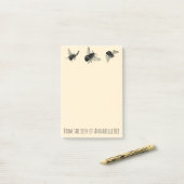 Bijen Post-it® Notes (Op bureau)