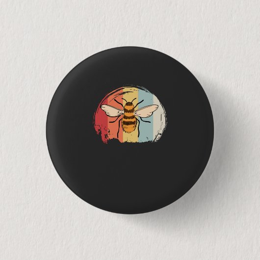 bijen ronde button 3,2 cm (Voorkant)