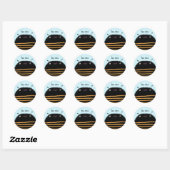 Bijen Ronde Sticker (Vel)