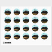 Bijen Ronde Sticker (Vel)