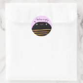 Bijen Ronde Sticker (Tas)