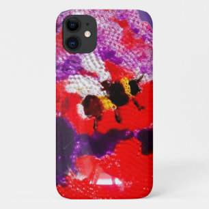 Bijen Rood Paars kleurrijk Case-Mate iPhone Case