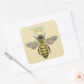Bijen Royalty-stickers Vierkante Sticker (Envelop)
