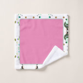 Bijen roze badhanddoeken set bad handdoek (Wasdoekje)