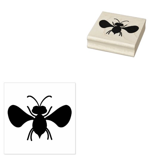 Bijen Rubberstempel (Gestempeld)