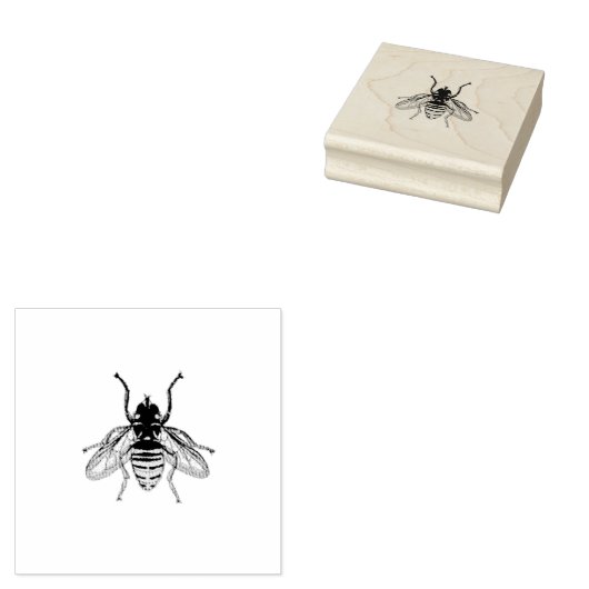 Bijen Rubberstempel (Gestempeld)