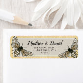 Bijen Rustic Elegant Vintage Etiket (Insitu)