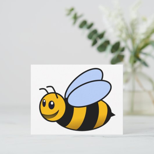 Bijen - schattig briefkaart (Staand voorkant)
