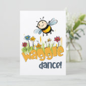 Bijen’ schattige waggeldans رقصة النح ل kaart (Staand voorkant)