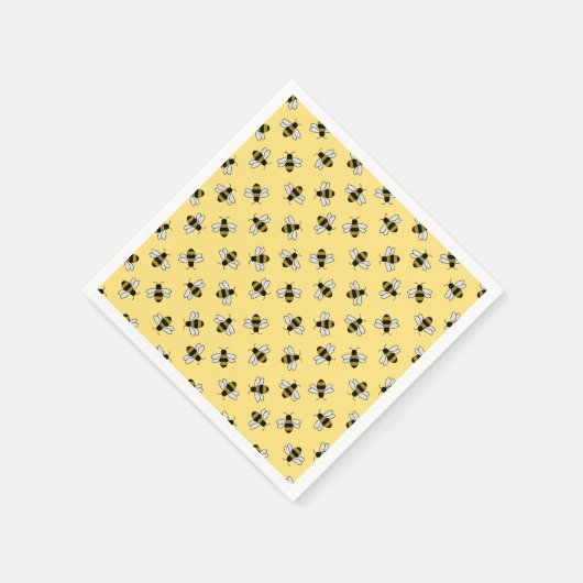 Bijen  servet (Hoek)