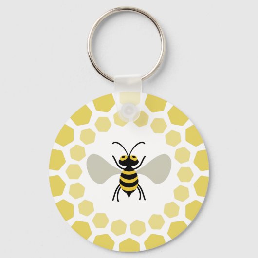 Bijen Sleutelhanger (Voorkant)