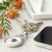  bijen sleutelhanger (Zijkant)