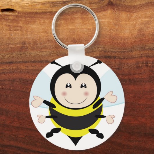 Bijen Sleutelhanger (Voorkant)