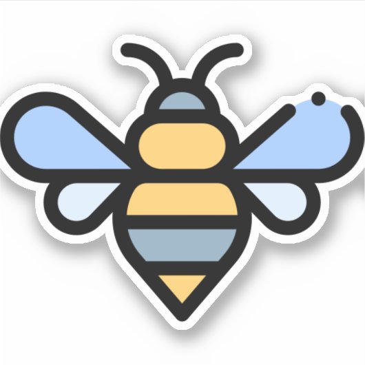 Bijen Sticker (Voorkant)