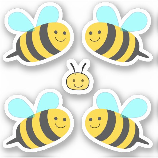 Bijen Sticker (Voorkant)