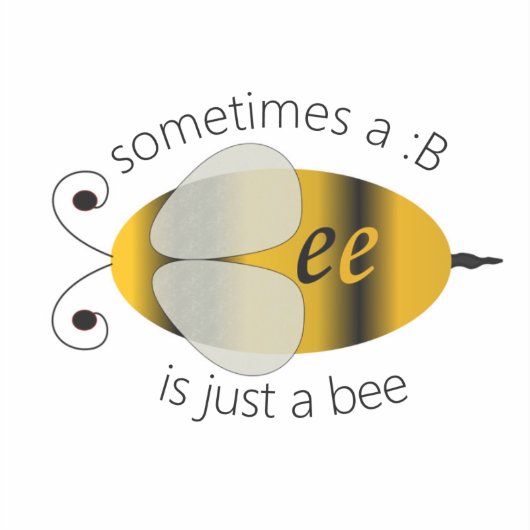 bijen sticker (Voorkant)