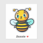 Bijen sticker voor waterfles (Vel)