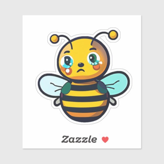 Bijen sticker voor waterfles (Vel)