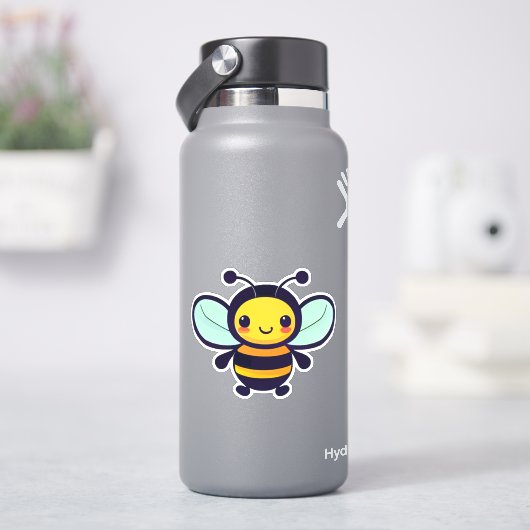 Bijen sticker voor waterfles (HydroFlask)
