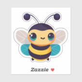 Bijen sticker voor waterfles (Vel)