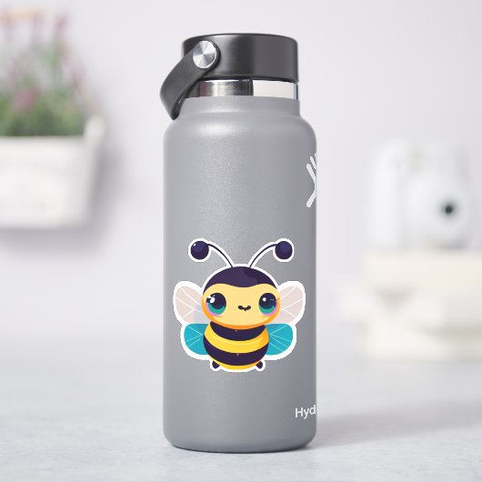 Bijen sticker voor waterfles (HydroFlask)
