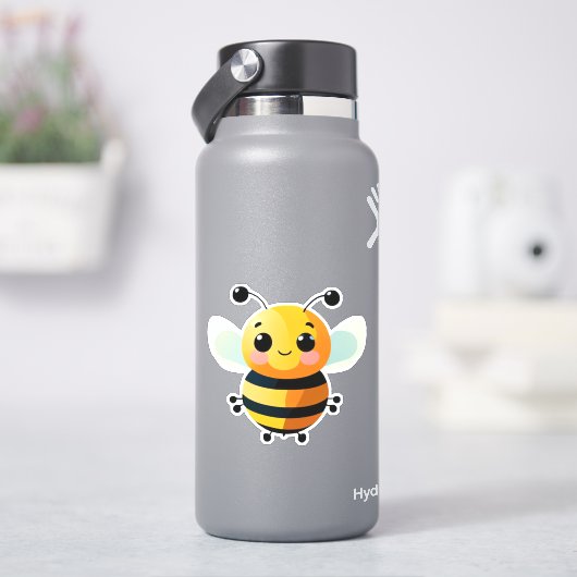 Bijen sticker voor waterfles (HydroFlask)