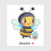 Bijen sticker voor waterfles (Vel)