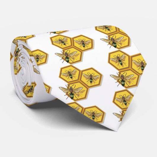 Bijen Stropdas (Opgerold)