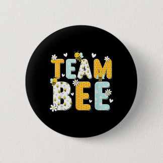 Bijen Team Schattige Cartoon Imker Bijenkorf Feest Ronde Button 5,7 Cm