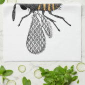  bijen theedoek (Gevouwen)