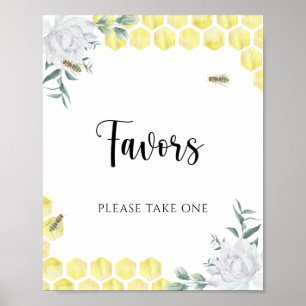 Bijen thema trouwen - Favorieten, neem één poster
