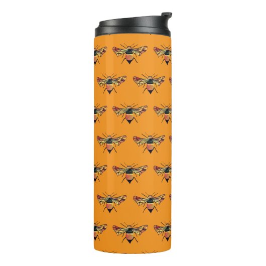 Bijen Thermosbeker Fles (Gedraaid links)