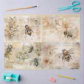 Bijen Tissuepapier (Craft)