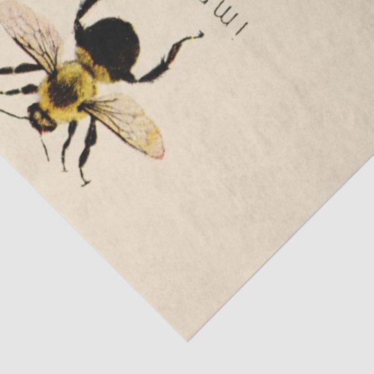 bijen tissuepapier (Detail)